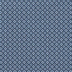 18505E-390 Bugatti Print Shirt Blue