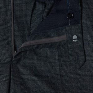 73499-37 Dale Green Check Suit Trouser