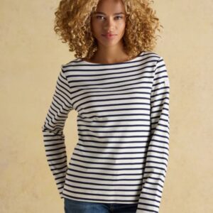 Joules Harbour Top Cream/Navy