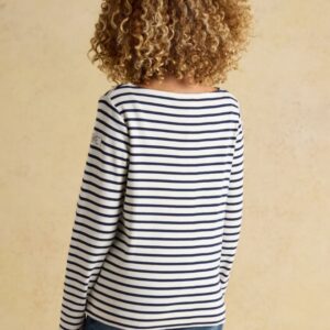 Joules Harbour Top Cream/Navy