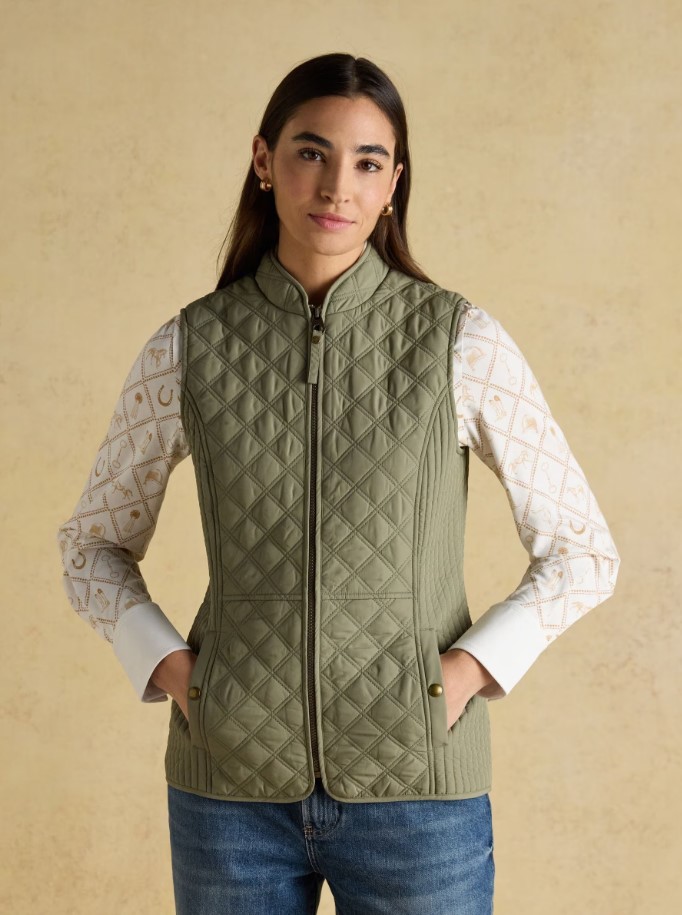 Joules Minx Gilet Khaki