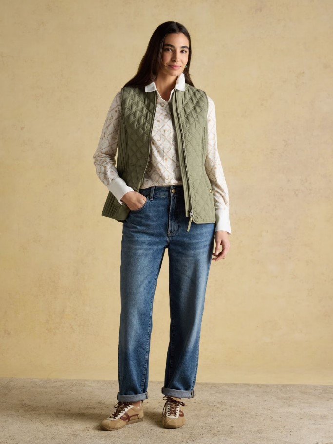 Joules Minx Gilet Khaki