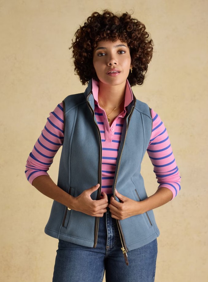Joules Heritage Gilet Blue Joules Heritage Gilet Blue