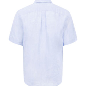 Fynch-Hatton Short Sleeve Pure Linen Shirt - New Breeze - 16046001/653