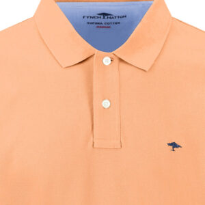 Fynch-Hatton Premium Cotton Polo - Tangerine