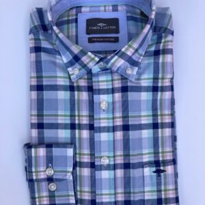 Fynch-Hatton Washed Oxford Check 1613 8410 744 Mint
