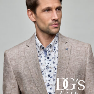 14051/94 Drifter Linen Blend Toulouse Jacket Biscuit