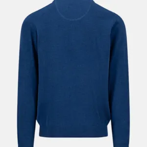 Fynch-Hatton Superfine Cotton 1/4 Zip - Midnight - 1613215-672