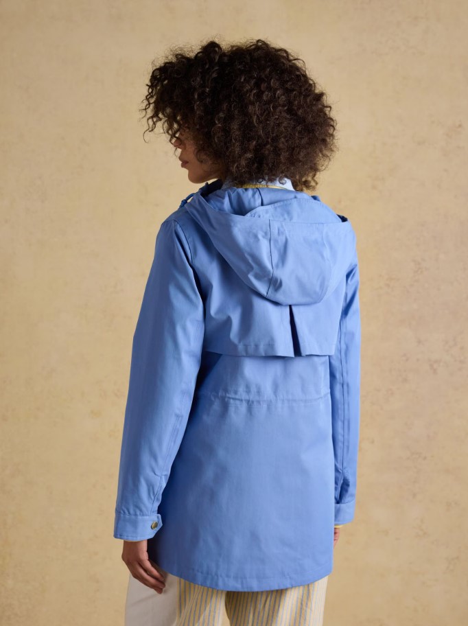 Joules Portwell Hooded Waterproof Raincoat Sky Joules Portwell Hooded Waterproof Raincoat Sky