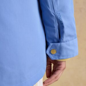 Joules Portwell Hooded Waterproof Raincoat Sky