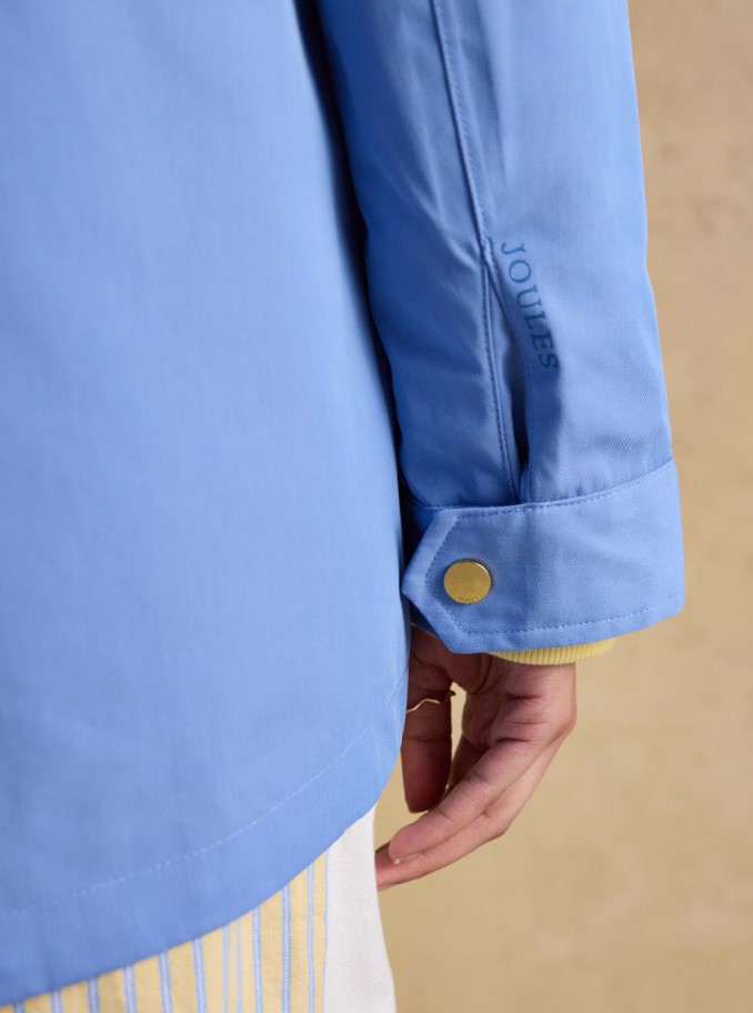 Joules Portwell Hooded Waterproof Raincoat Sky Joules Portwell Hooded Waterproof Raincoat Sky
