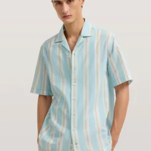 Bugatti Casual Stripe Resort Style Shirt - 18339E