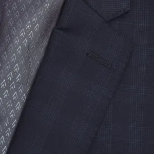 Douglas Navy Romelo Fine Wool Suit Jacket - 4_71558_79
