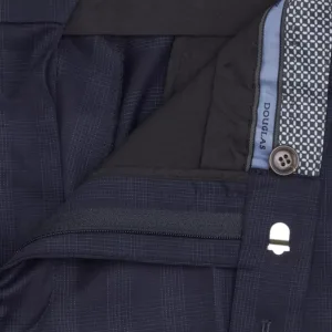 Douglas Navy Romelo Fine Wool Suit Trousers - 4_71558_79